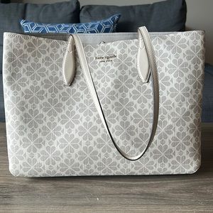 Kate Spade flower coated all day large tote